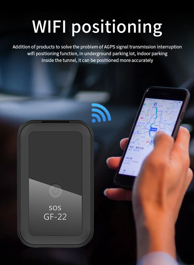 Универсальный магнитный мини-трекер для автомобиля GPS-локатор устройство