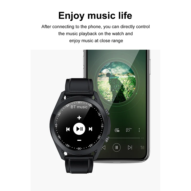 G33 Смарт часы Для мужчин вызовов через Bluetooth полный цикл сенсорный сердечного
