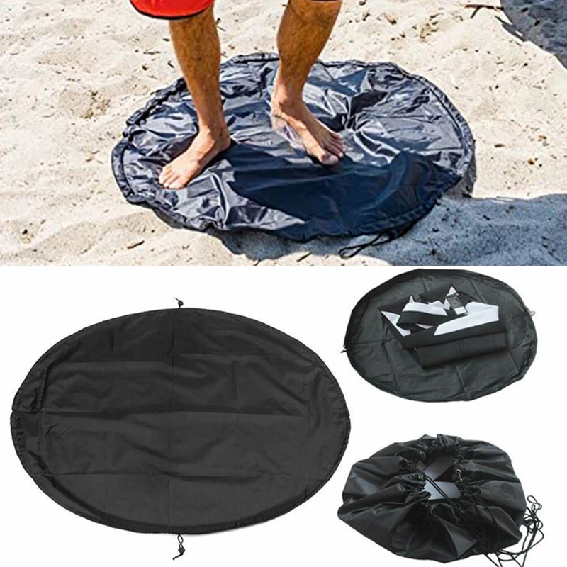 

Waterproof Beach Bag Pouch Sports Polyester Mat Surfing Diving Suit Storage Wetsuit Black Carry Pack Swimming Accessories