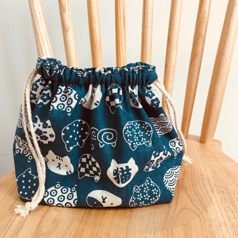 2019 переносная сумка для ланча с мультяшным котом в японском стиле пикника