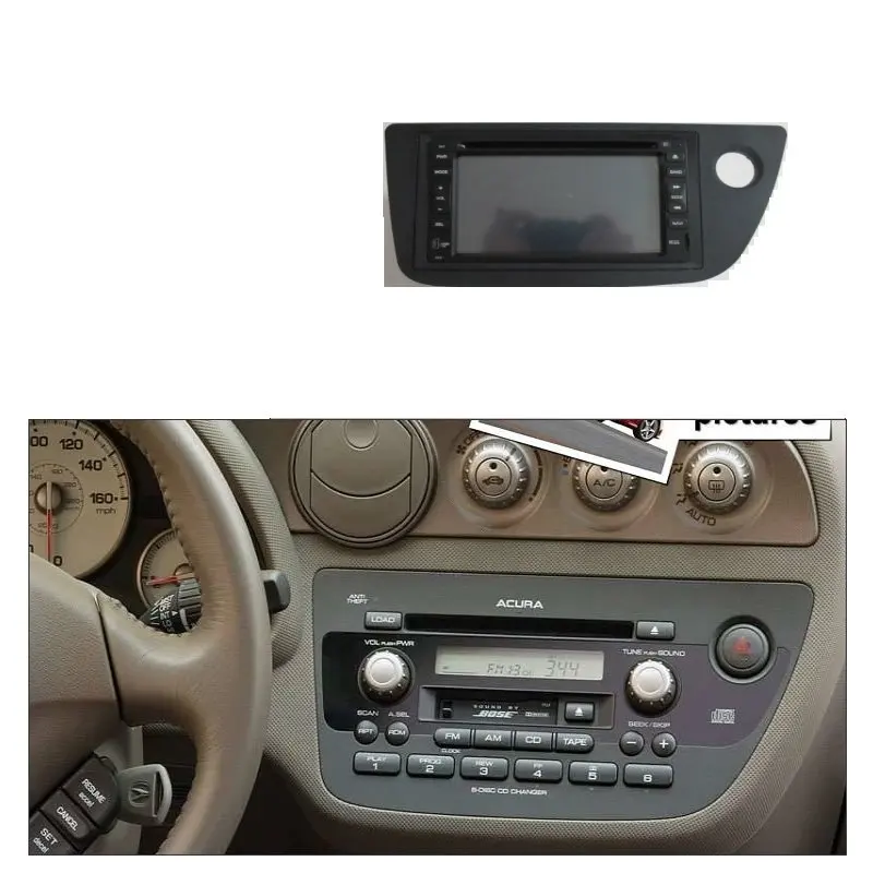 

For Acura RSX 2002-2006 Radio CD DVD Stereo Player GPS Navigation System Double Din Car Audio Installation Set