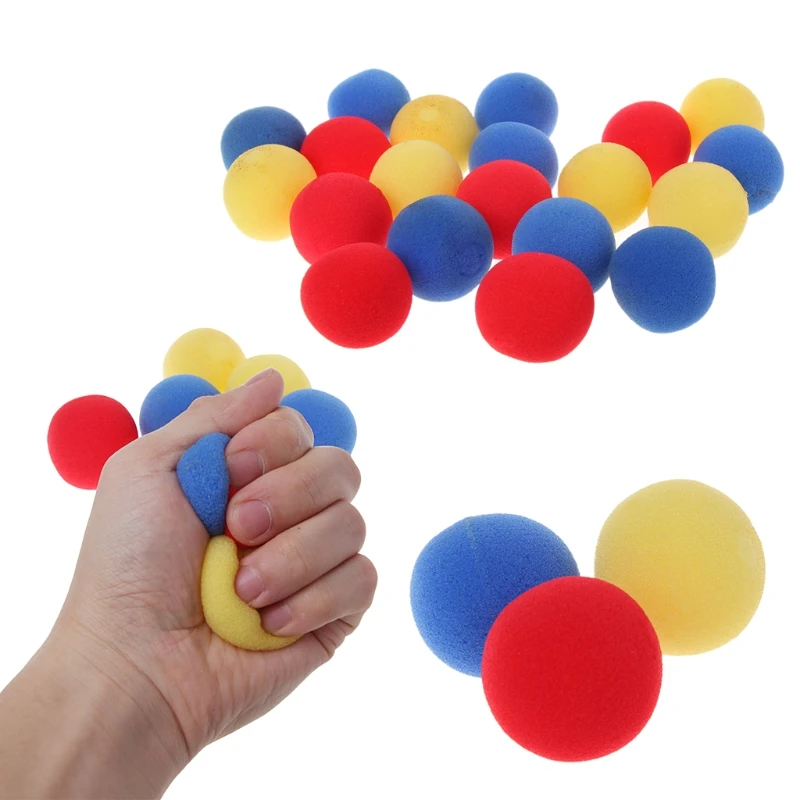 

20PCS 4.5cmFinger Magic Tricks Props Sponge Balls Street Classical Stage Tricks