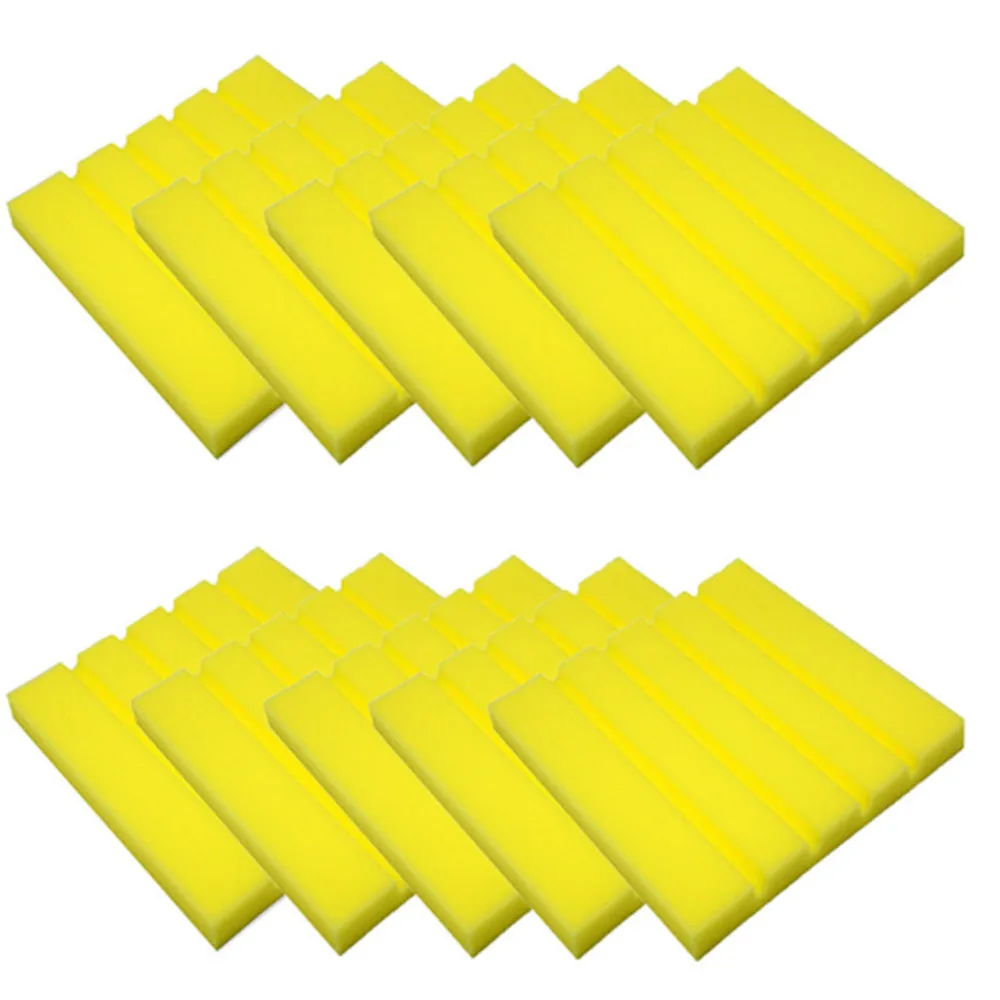 

10PCs Strip Sound-absorbing Cotton Acoustic Foam Panels Studio Wedge Tiles Sound Panels Wedges Soundproof For Window 25*25*2cm