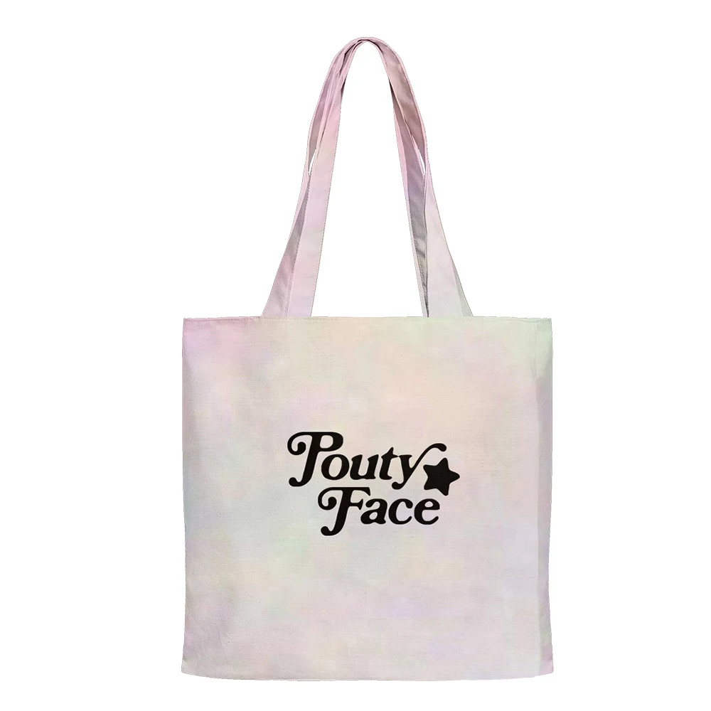

New Addison Rae Hip Hop Handbags Cloth Canvas Tote Bag Print Shopping Bags Reusable Shoulder Shopper Bags Casual Pacakge Kawaii