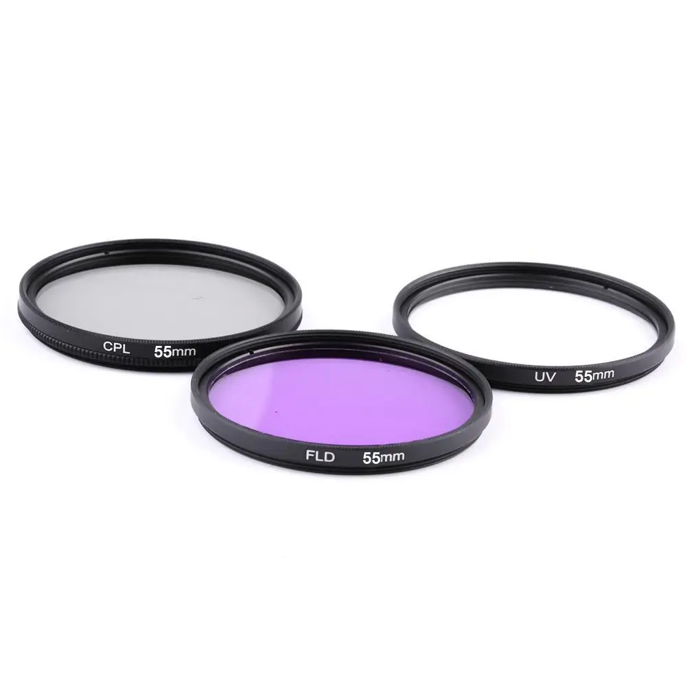

UV + CPL + FLD Filter Super Slim SLR Camera Filter Set N6I7