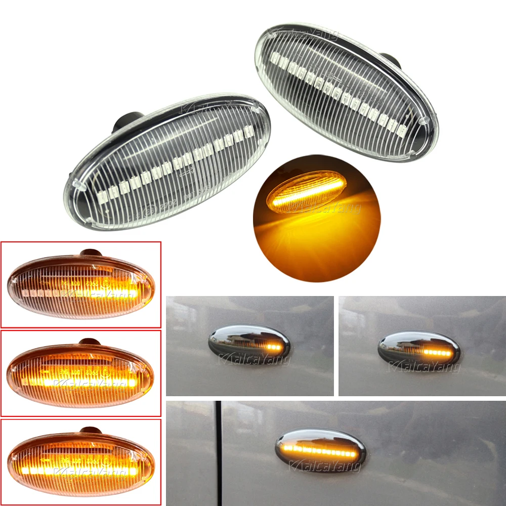 Динамический индикатор боковой маркер указатель поворота светильник для MAZDA 2 3 5 6