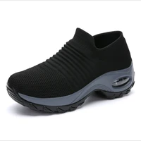 new breathable leisure shoe cover foot one foot air cushion lightweight air cushion flying woven sports womens shoes
