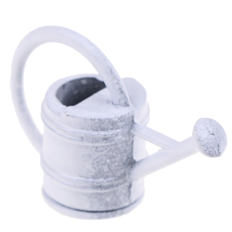 

1/12 Metal Watering Can Garden miniature Decoration for Children Kids Dolls Acces Dollhouse Miniature Furniture Toys