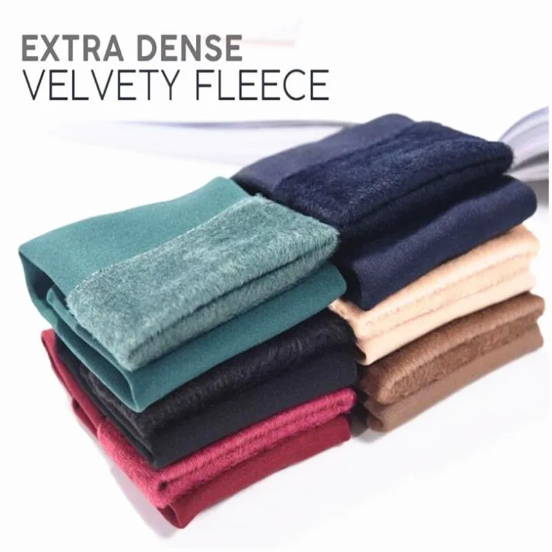 Зимние теплые женские мужские двухслойные флисовые зимние носки унисекс