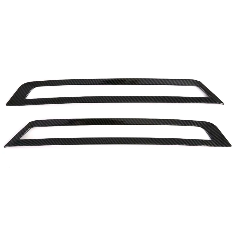 

Car Styling Accessories 2PCS ABS Carbon Fiber Rear Fog Light Lamp Cover Trim For Hyundai Sonata 2020