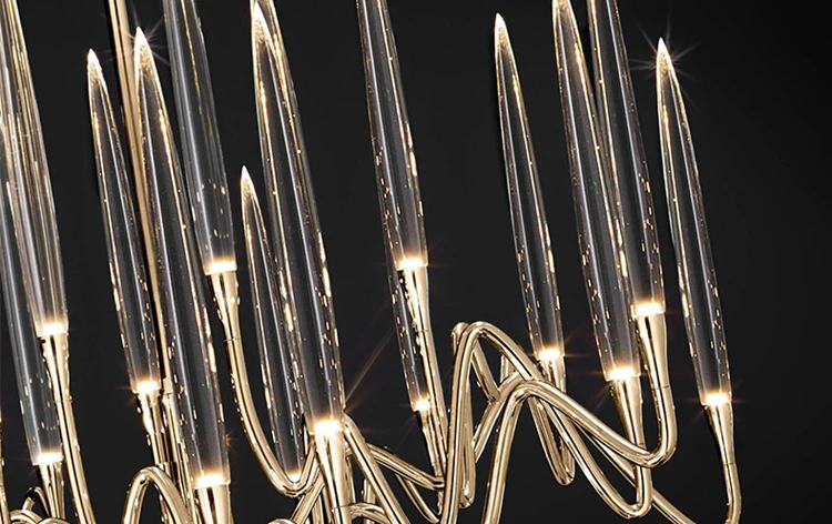 Роскошный Современный хрустальный подвесной светильник винтажный необычный G4