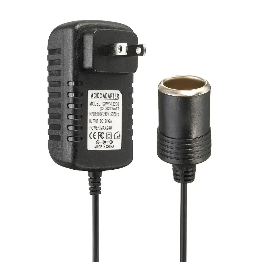 

Generic 12V 2A AC/DC Adapter Charger Cord Power Supply Cable 4ft 95x67x42mm