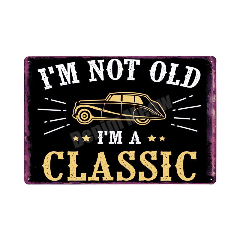 T Fix Cars Plaque Shabby Chic Metal Tin Signs Classic Car Wall Art Poster Advertising Plates Bar Garage Vintage Home Decor MN117 - Цвет: T