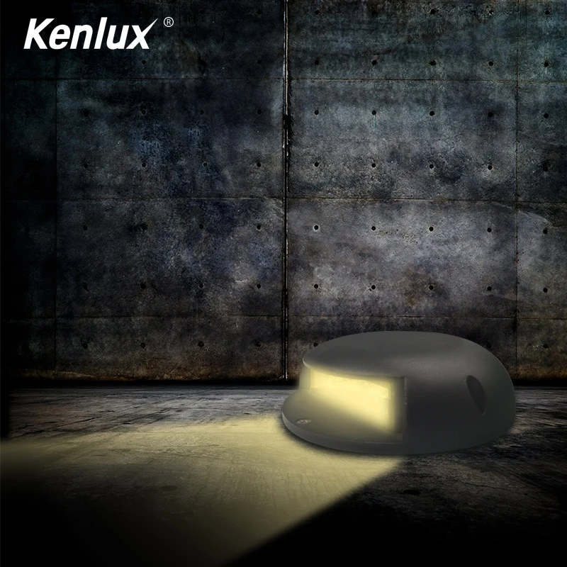 Kenlux AC85 265V светодиодный наземный свет 2 Вт 3 4 Вт|Светодиодные вкапываемые