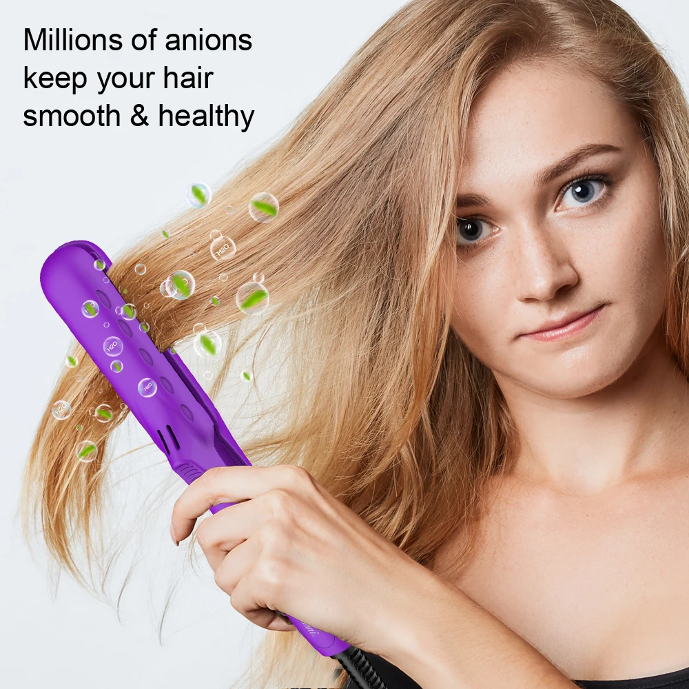 OVONNI Мини Портативный турмалиновый керамический плоский Железный Выпрямитель