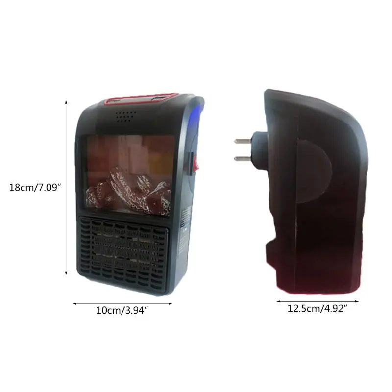 Электрический Настенный мини обогреватель с эффектом пламени воздуха