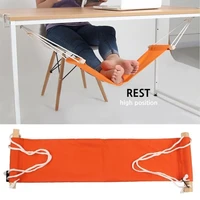 creative simple foot hammock lazy casual desk rest foot put feet foot swing footrest hanging chair offce furniture swing