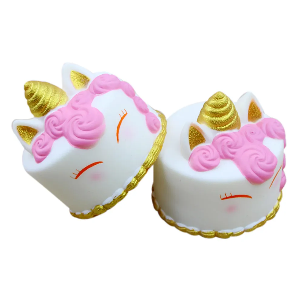 

Cute Cartoon Cake Squishies Slow Rising Cream Scented Stress Reliever Toys Lightweight And Portable Children Decompression Toy