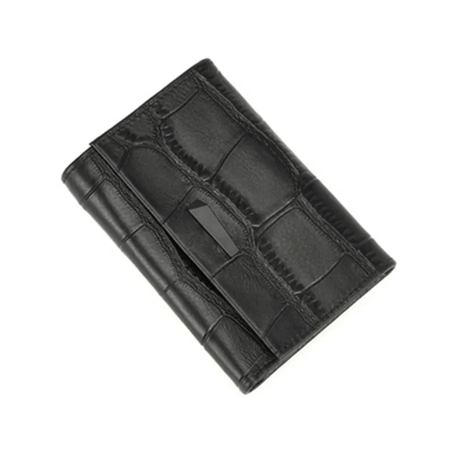 

Coin Purse Convenient Simple Fashion High Capacity Classic Wallet Three Fold Storage Bag