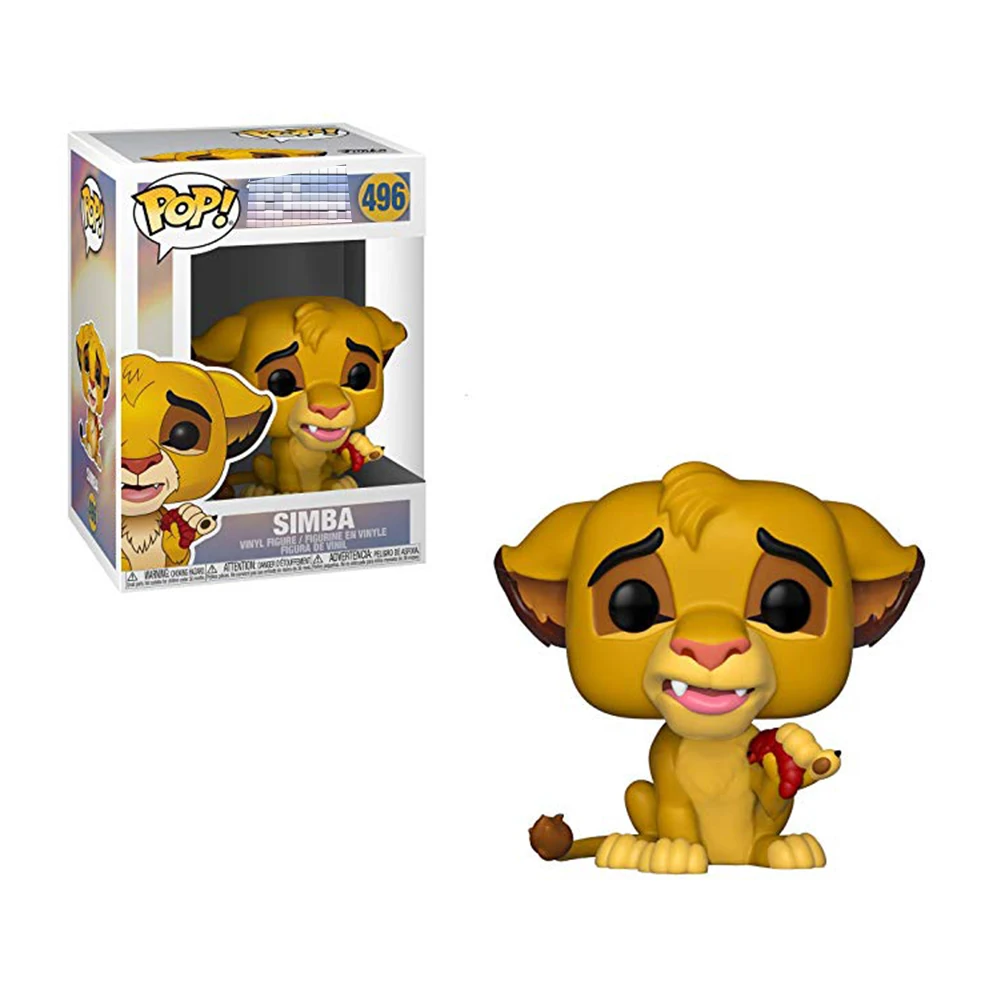 Funko POP! Король Лев SIMBA LUAU PUMBAA MUFASA виниловые фигурки Коллекция Модель игрушки для детей Рождественский подарок - Цвет: 496
