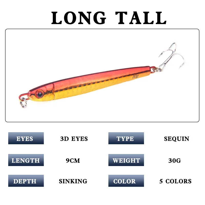 30 г 90 мм ВИБ свинцовая рыболовная приманка воблеры ложка щука джиг металлическая