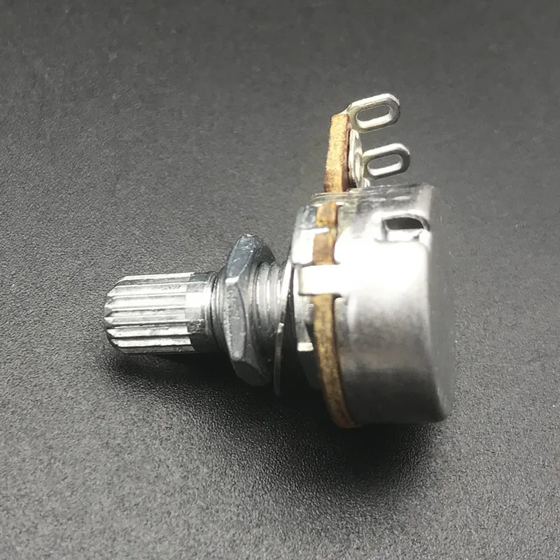 4 stücke 1518mm welle elektrische gitarre potentiometer töpfe volume tone control töpfe a250k b250k a500k b500k kleinegroßen top
