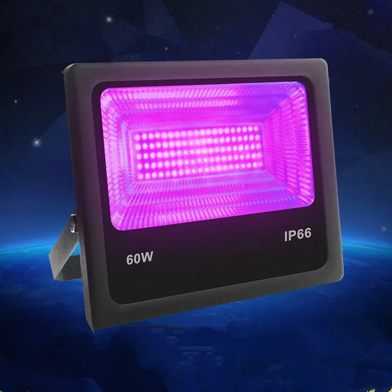 

30W 60W US UK EU plug LED Flood Light Waterproof AC85-265V Purple DJ Disco Nightclub KTV Festival Party Stage Lighting Effect