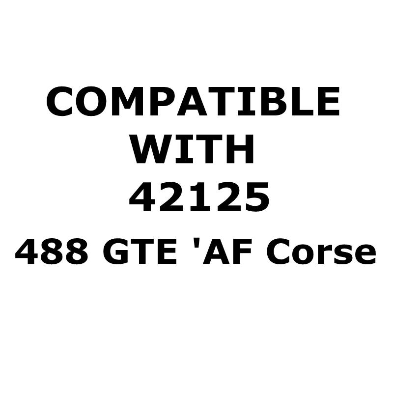 

IN STOCK Techni FerrariI 488 GTE AF Corse IDEA Creative Technology Compatible with 42125 MOC Building Blocks Bricks Toys
