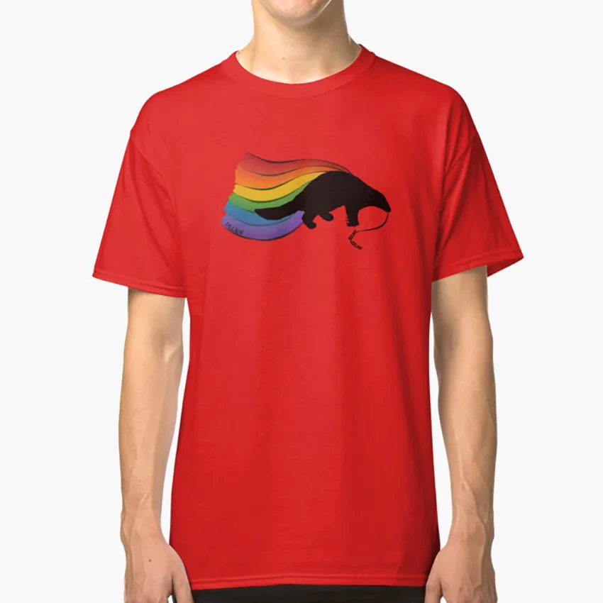 Красный Pangolin Rainbow power! Футболка pangolins pangolin scaly anteater животные дикая природа сохранение окружающей среды - Цвет: Красный
