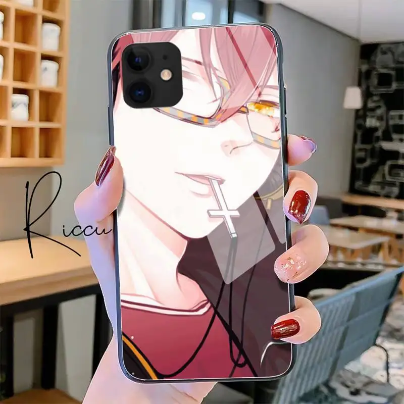 

Popular 707 Mystic Messenger Phone Case Tempered Glass For iPhone 11 Pro XR XS MAX 8 X 7 6S 6 Plus SE 2020 12 Pro Max Mini case