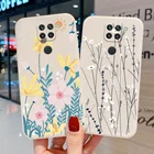 Силиконовый чехол для Xiaomi Redmi Note 9, Redmi Note 10, 9 Pro, 8, 9S, 9C, NFC, 10X, защитный чехол с цветочным рисунком, чехлы