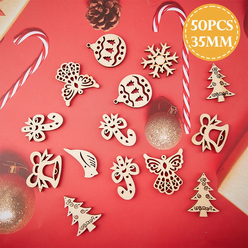 

50 шт., перчатки для рождественской елки