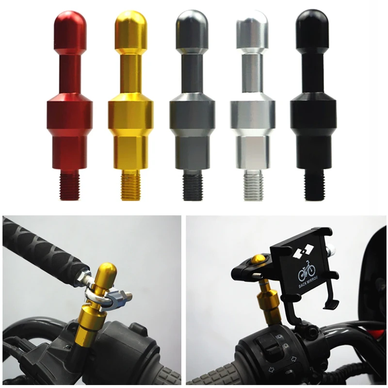 

Motorcycle Multifunctional Rearview Mirror Seat Screw M8 M10 Bolt Bracket Decorative Cap Can Be Installed Mobile Phone Bracket