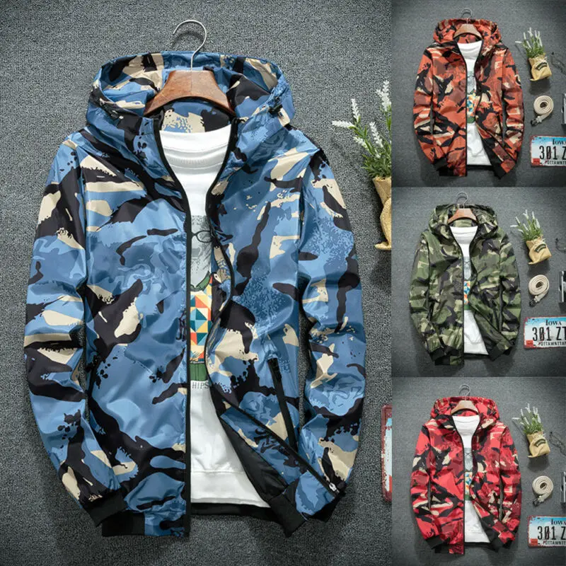 Мужская Легкая ветровка осенняя куртка водостойкая оболочка тонкая посадка