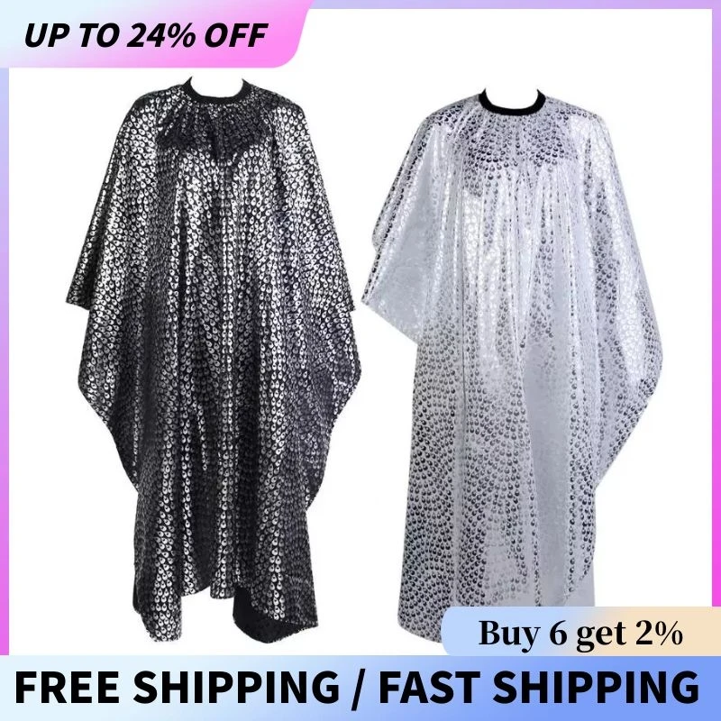 

Тканевый фартук для стрижки волос, профессиональный аксессуар Парикмахерская накидка, тканевый накидка для детей и взрослых, парикмахерск...