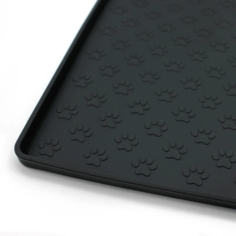 

Pet Placemat For Pet Food Mat Dog and Cat Waterproof Feeding Mat Best Pet Bowl Pad Prevent Food and Water Overflow Silicone