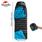 Спальный мешок NatureHike с гусиным пухом, портативный уличный туристический мешок для взрослых, водонепроницаемый, легкий, Термальный, для походов