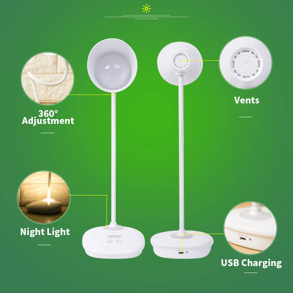 Светодиодный настольный светильник современный сенсорный выключатель 5 В