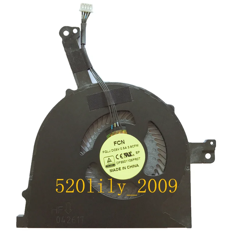 

Кулер для процессора ноутбука DELL E5570 07HJFG 02TN2F DC28000GFSLlaptop