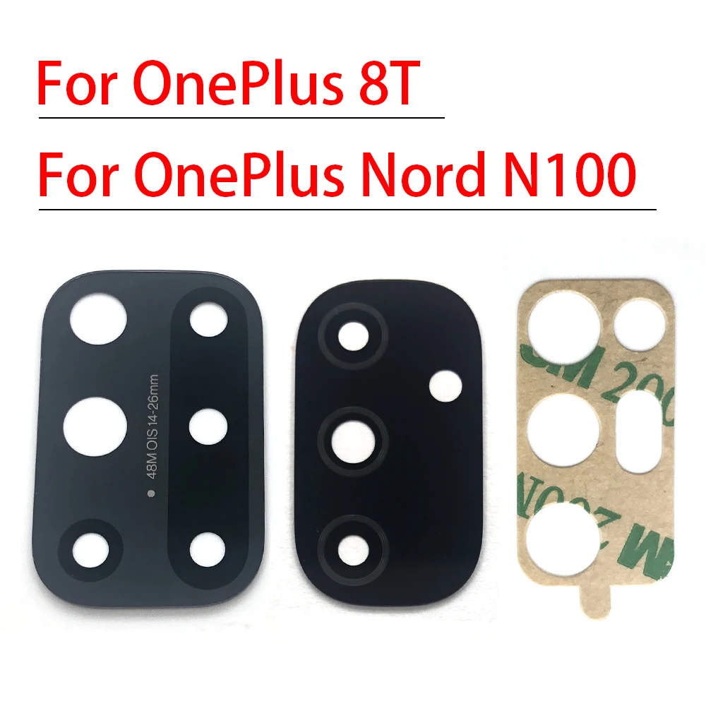Стеклянная крышка объектива задней камеры с защитной наклейкой для Oneplus 7 8 Pro 5 6 7T 9