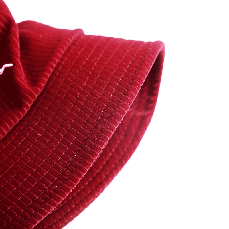 Осенняя Новая женская Рыбацкая шляпа вельвет наружное ведро солнцезащитная