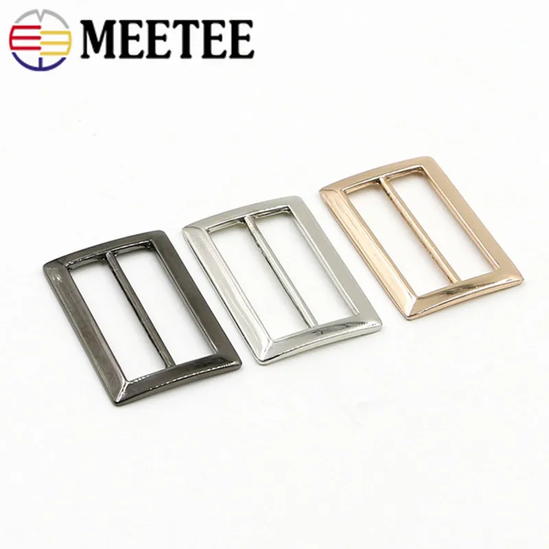 10 шт. Meeteee 20/25/30/35/40/45/50 мм квадратная металлическая обувь сумка ремень