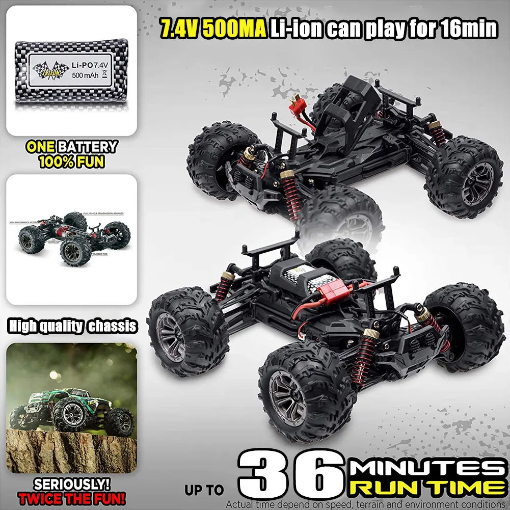 Pokich RC 1: 16 внедорожный Радиоуправляемый автомобиль 4WD 2 4 ГГц высокоскоростной