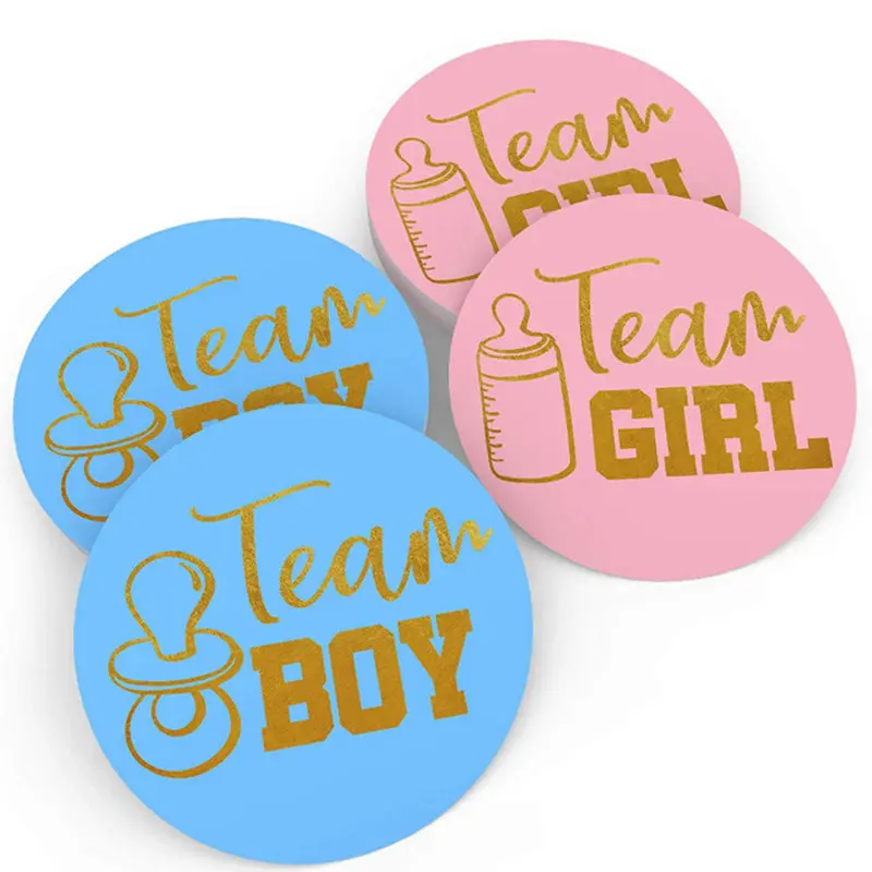 24 шт 48 шт. команда Девушка значок для мальчика наклейки маленьких мальчиков или