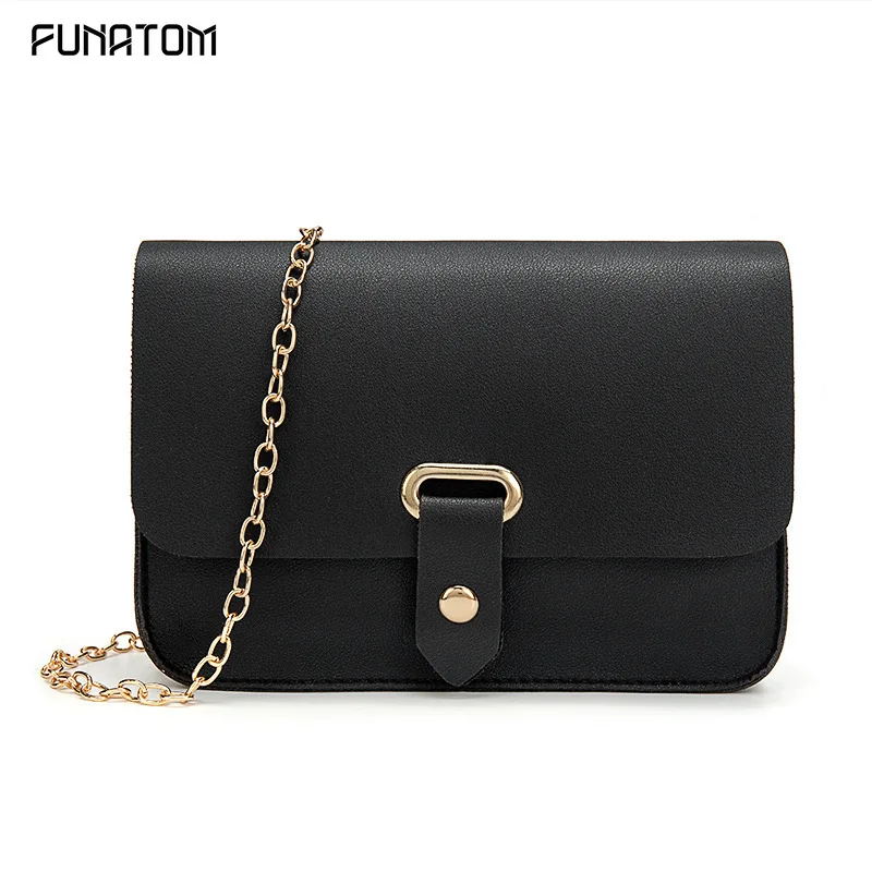 Женская модная кожаная простая однотонная сумка маленькие сумки через плечо для