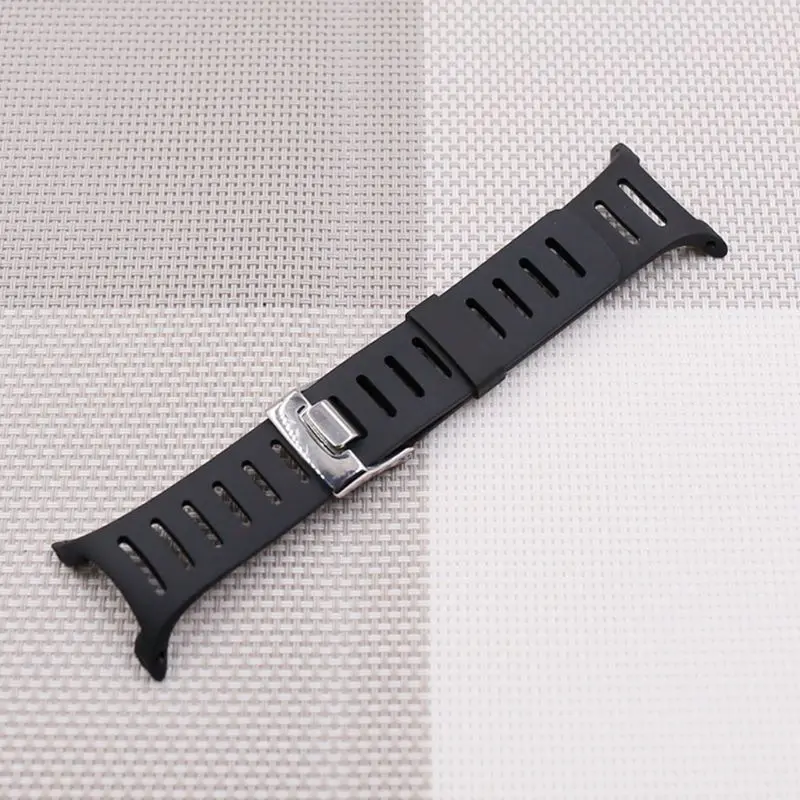 

Soft Rubber Watch Band Metal Buckle Wrist Strap with Screwdrivers for SUUNTO T1 T1C T3 T3C T3D T4C T4D T Series Smart Watch Acce