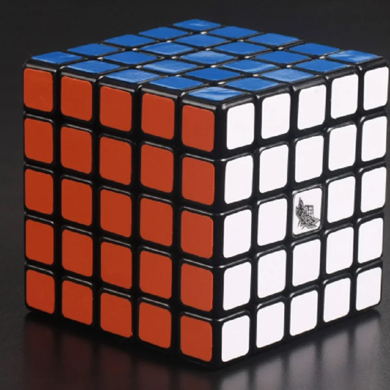 Циклонный волшебный куб для мальчиков 5x5x5 GT скоростной пазл magico без наклеек 5