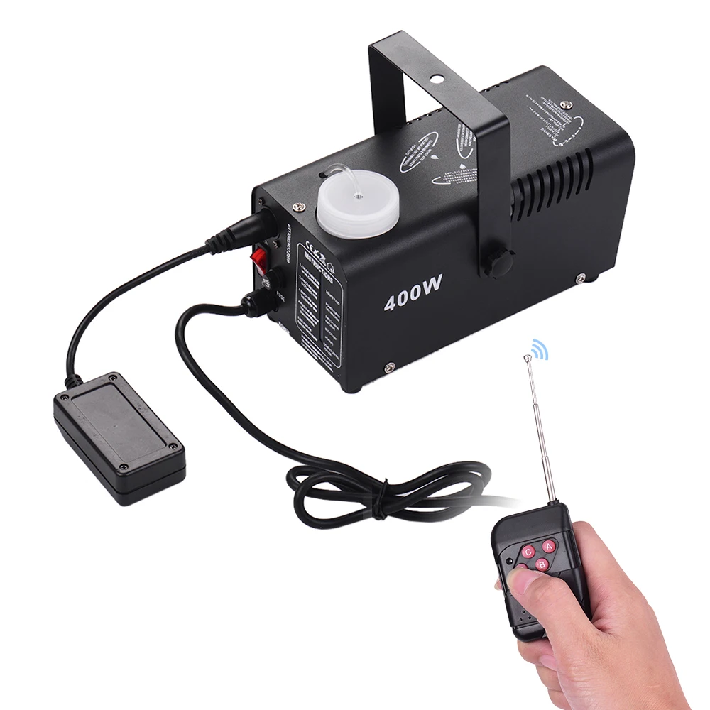Электрический Музыкальный беспроводной дымовой генератор 400 Вт дымовая машина с