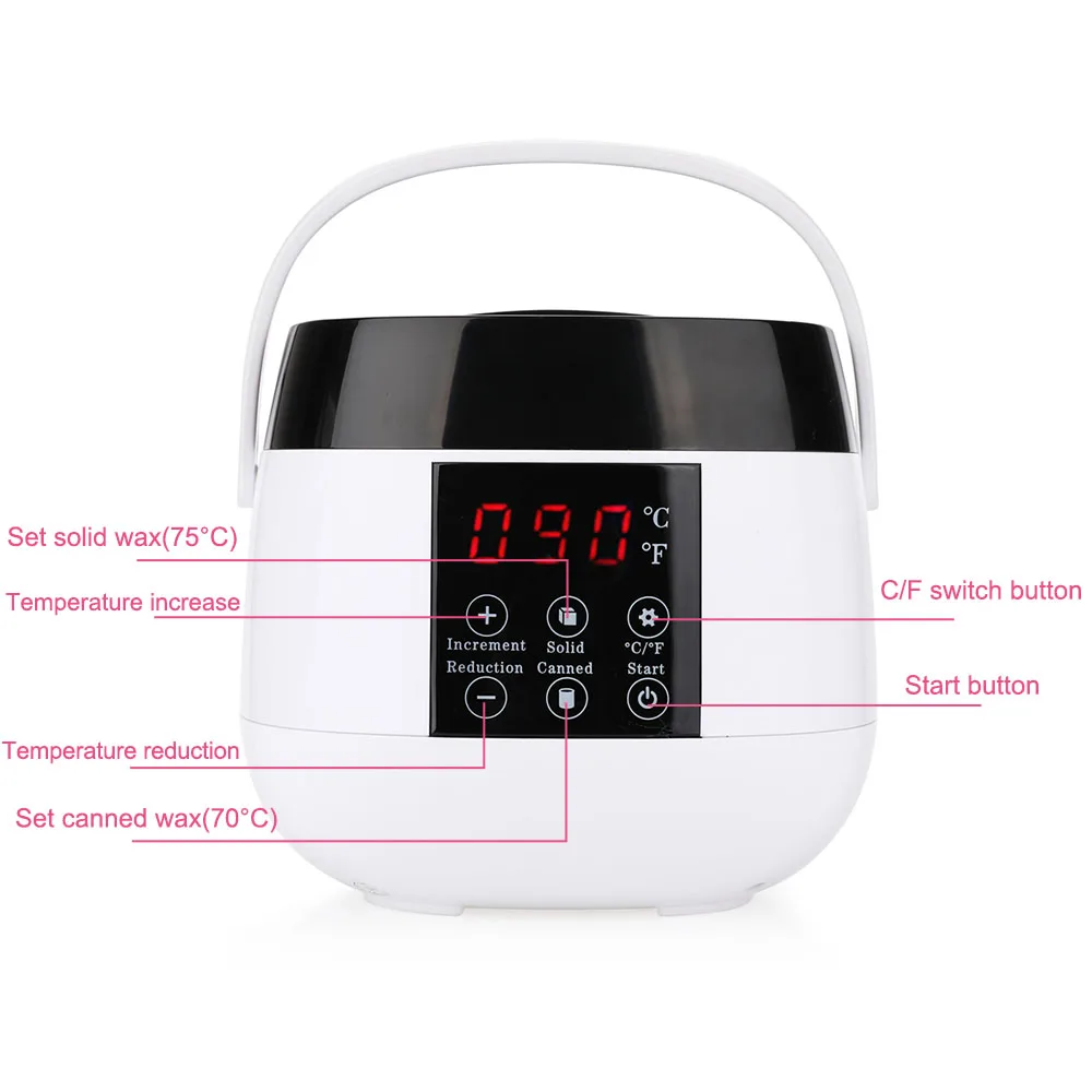 Обогреватель воска Эпилятор восковой обогреватель Мини СПА ручное удаление