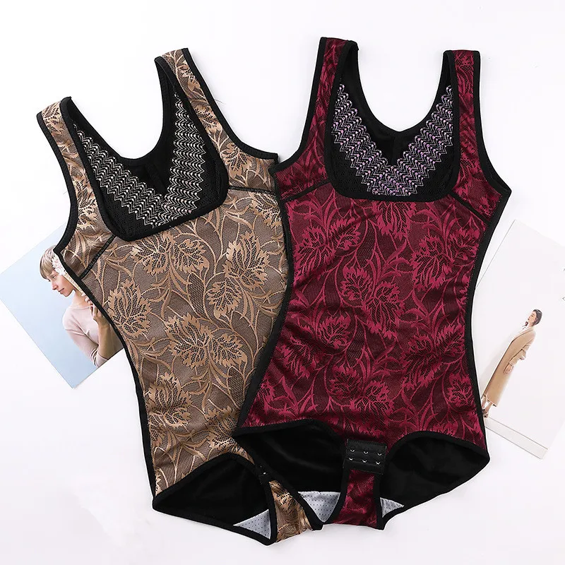 Плотное теплое бархатное женское белье для похудения боди Корректирующее талии